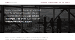 Desktop Screenshot of lumispartners.com